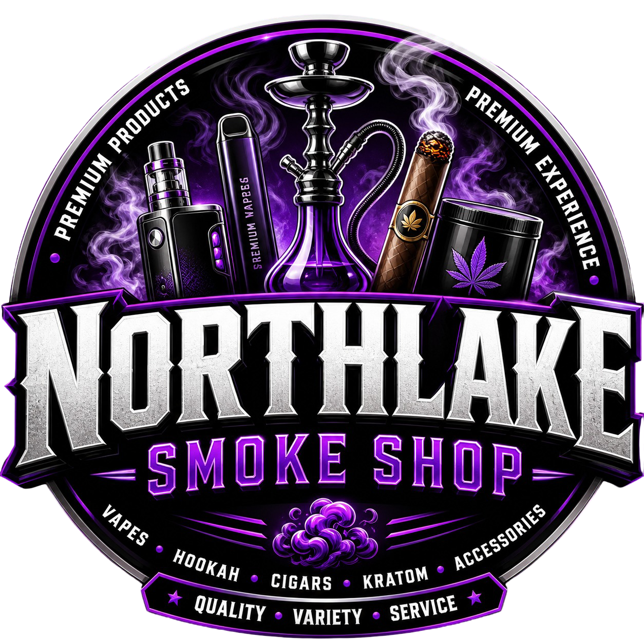 Northlake Smoke Shop logo